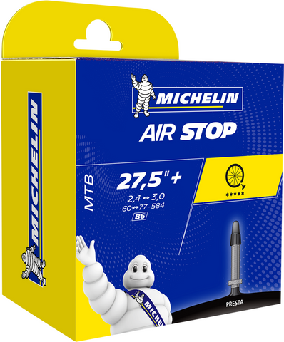 Michelin AirStop MTB Tire Tube 27.5" x 2.4-3.0"