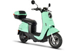 Emmo-Merona-electric-moped-ebike-green-front-right