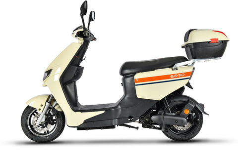 Emmo-Zoomi-electric-moped-ebike-beige-left-side