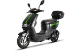 Emmo-Zoomi-electric-moped-ebike-black-front-left
