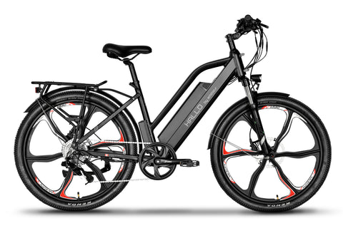 Emmo Hallo Pro 2.0 Electric Mountain Bike E-MTB Ebike Black Side