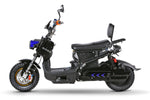 emmo-monster-s-84v-electric-moped-scooter-ebike-black-blue-side