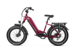 Magicycle-Pro-2.0-Torque-Sensor-E-Bike-Maroon-Left-Side