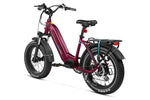 Magicycle-Pro-2.0-Torque-Sensor-E-Bike-Maroon-Rear-Left