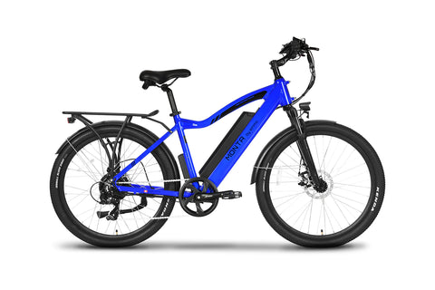 Emmo Monta C2 Electric Mountain Bike E-MTB Ebike Blue Side