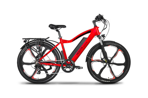 Emmo Monta Pro 2.0 Electric Mountain Bike E-MTB Ebike Red Side