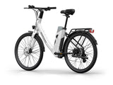 himiway-a3-lightweight-step-thru-commuter-e-bike-white-left-rear