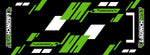 launchmat-carpeted-protective-e-bike-floor-mats-block-top-green
