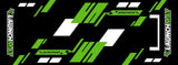 launchmat-carpeted-protective-e-bike-floor-mats-block-top-green