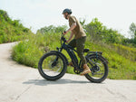magicycle-cruiser-pro-electric-fat-bike-step-over-fat-e-bike-blue-front-left-uphill